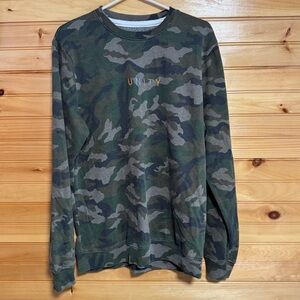 San Francisco Work Shirts Unity Camouflage Men's Crewneck Sweatshirt Large